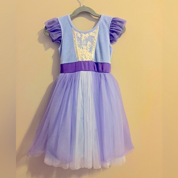 Rock Your Kid Disney Elsa Princess Party Dress - Disney Princess Dress girls 3 - Picture 1 of 8